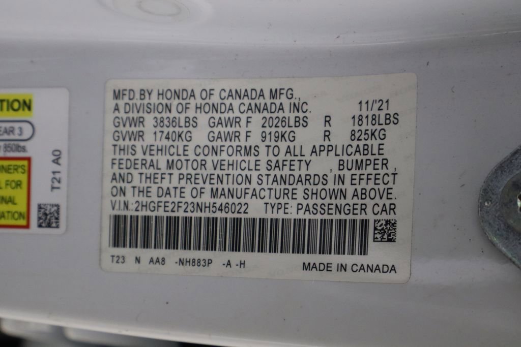 Used 2022 Honda Civic LX image 33