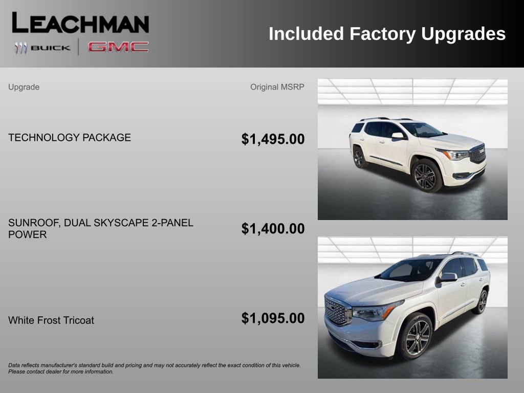 Used 2019 GMC Acadia Denali w/ Technology Package image 11