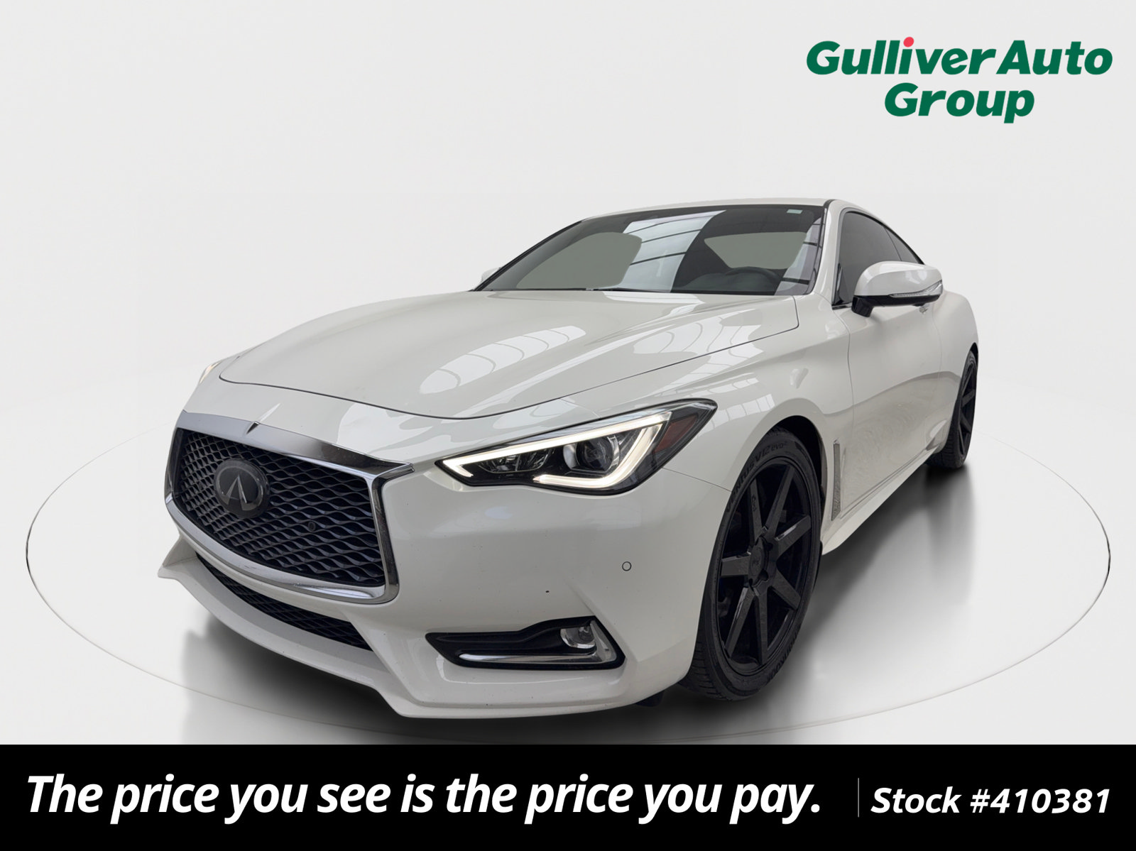 Used 2021 INFINITI Q60 3.0t Luxe w/ Essential Package RWD image 1