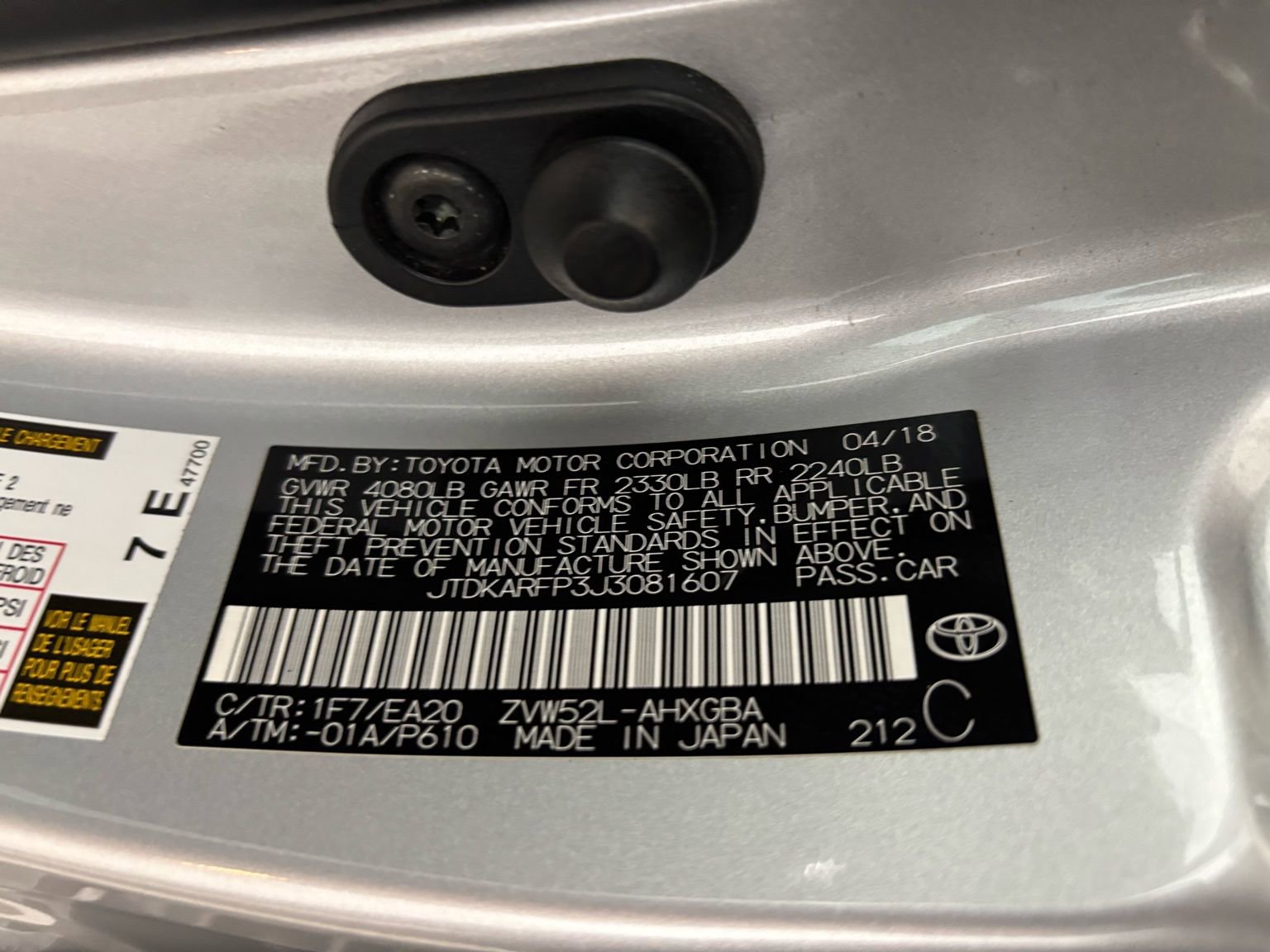 Used 2018 Toyota Prius Prime Advanced FWD image 27