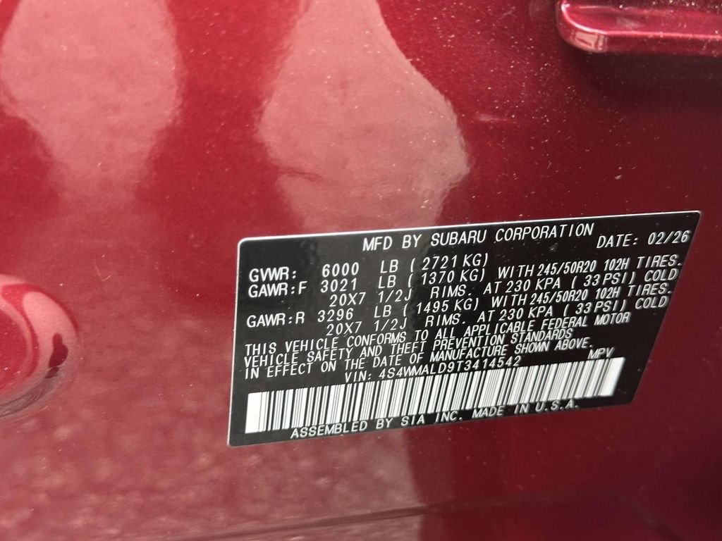 New 2026 Subaru Ascent Bronze Edition AWD/4WD image 13