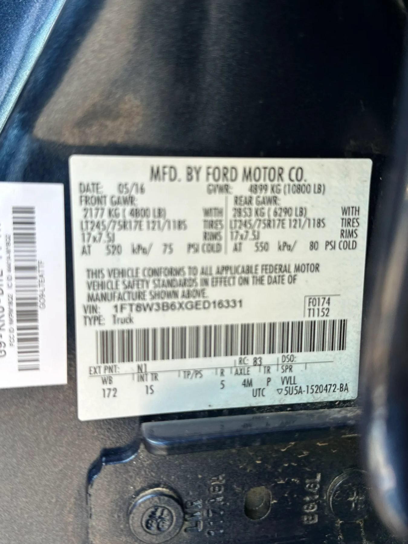 Used 2016 Ford F350 XL AWD/4WD image 22