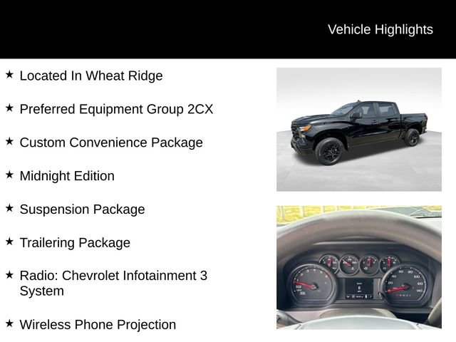 Used 2022 Chevrolet Silverado 1500 Custom Trail Boss w/ Midnight Edition image 7
