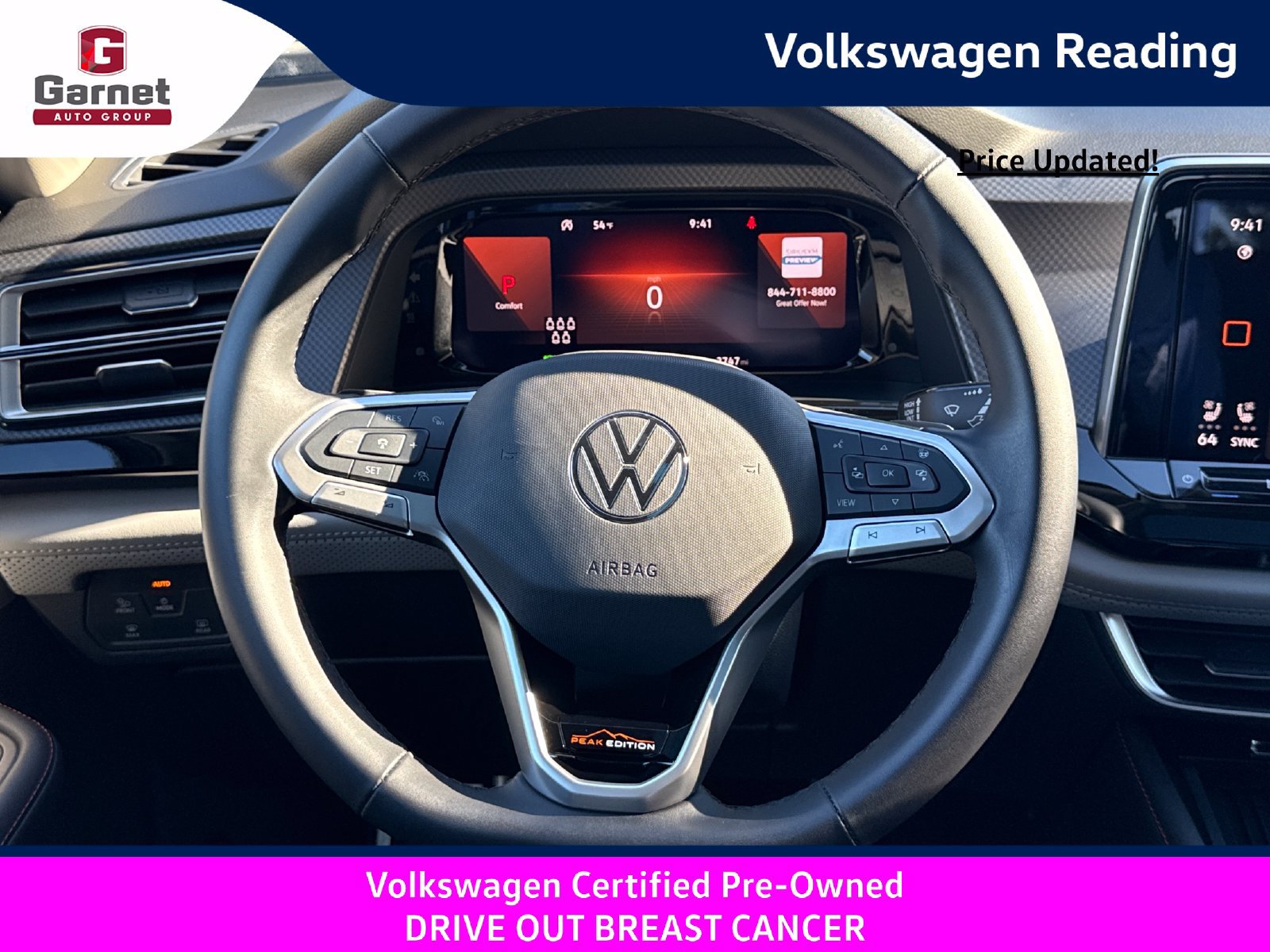 Certified 2025 Volkswagen Atlas Peak Edition SE AWD/4WD image 16