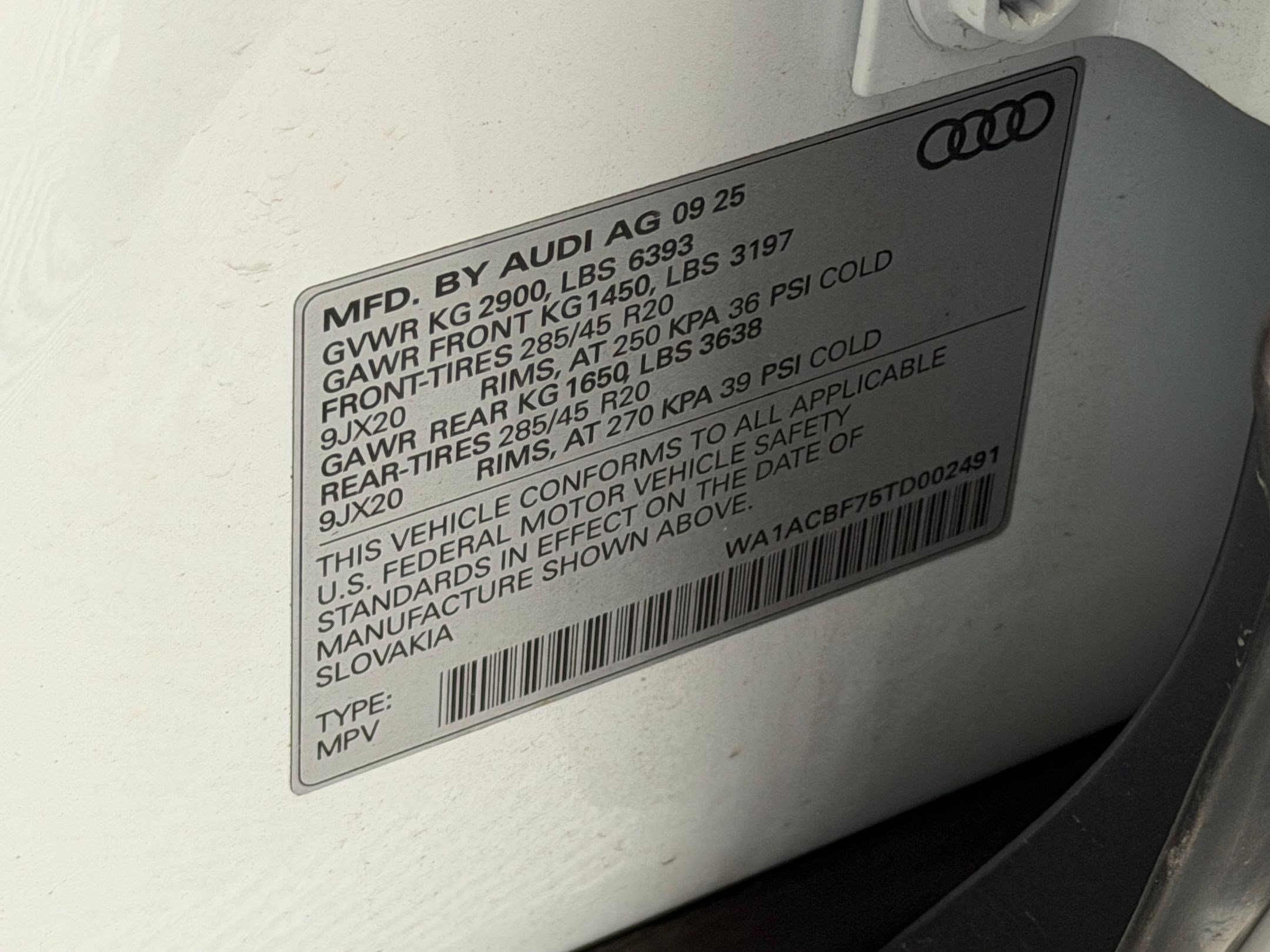 Certified 2026 Audi Q7 2.0T Premium w/ Convenience Plus Package AWD/4WD image 27