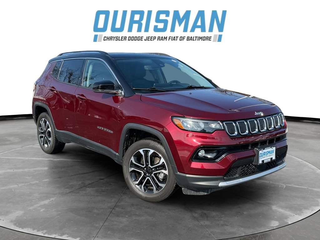 Used 2022 Jeep Compass Limited w/ Sun and Sound Group image 1