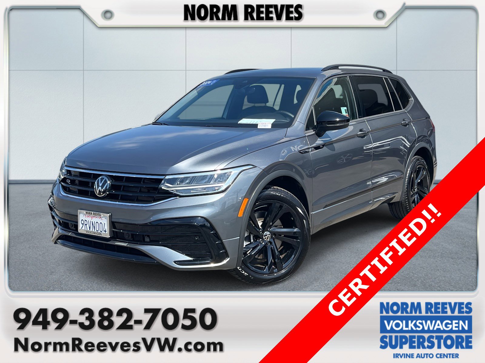 Certified 2024 Volkswagen Tiguan SE R-Line