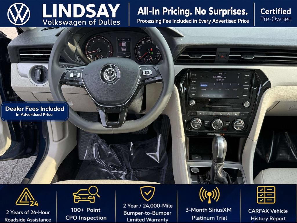 Certified 2021 Volkswagen Passat 2.0T SE FWD image 13
