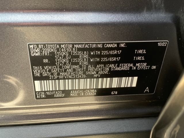 Used 2022 Toyota RAV4 XLE w/ Convenience Package AWD/4WD image 35