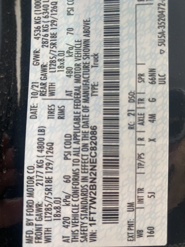 Used 2022 Ford F250 Lariat w/ Tremor Off-Road Package image 11