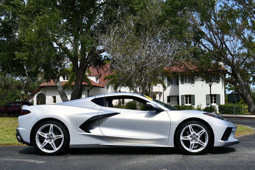 Used 2024 Chevrolet Corvette Stingray Coupe w/ Chrome Exterior Badge Package RWD image 25