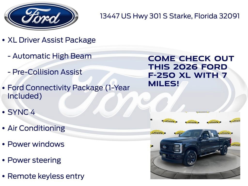 New 2026 Ford F250 XL w/ STX Appearance Package image 25