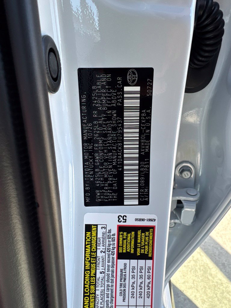 New 2026 Toyota Camry XSE FWD image 10