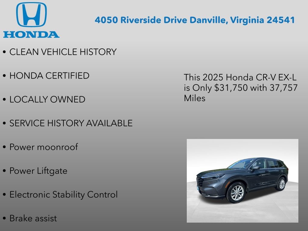 Used 2025 Honda CR-V EX-L image 7