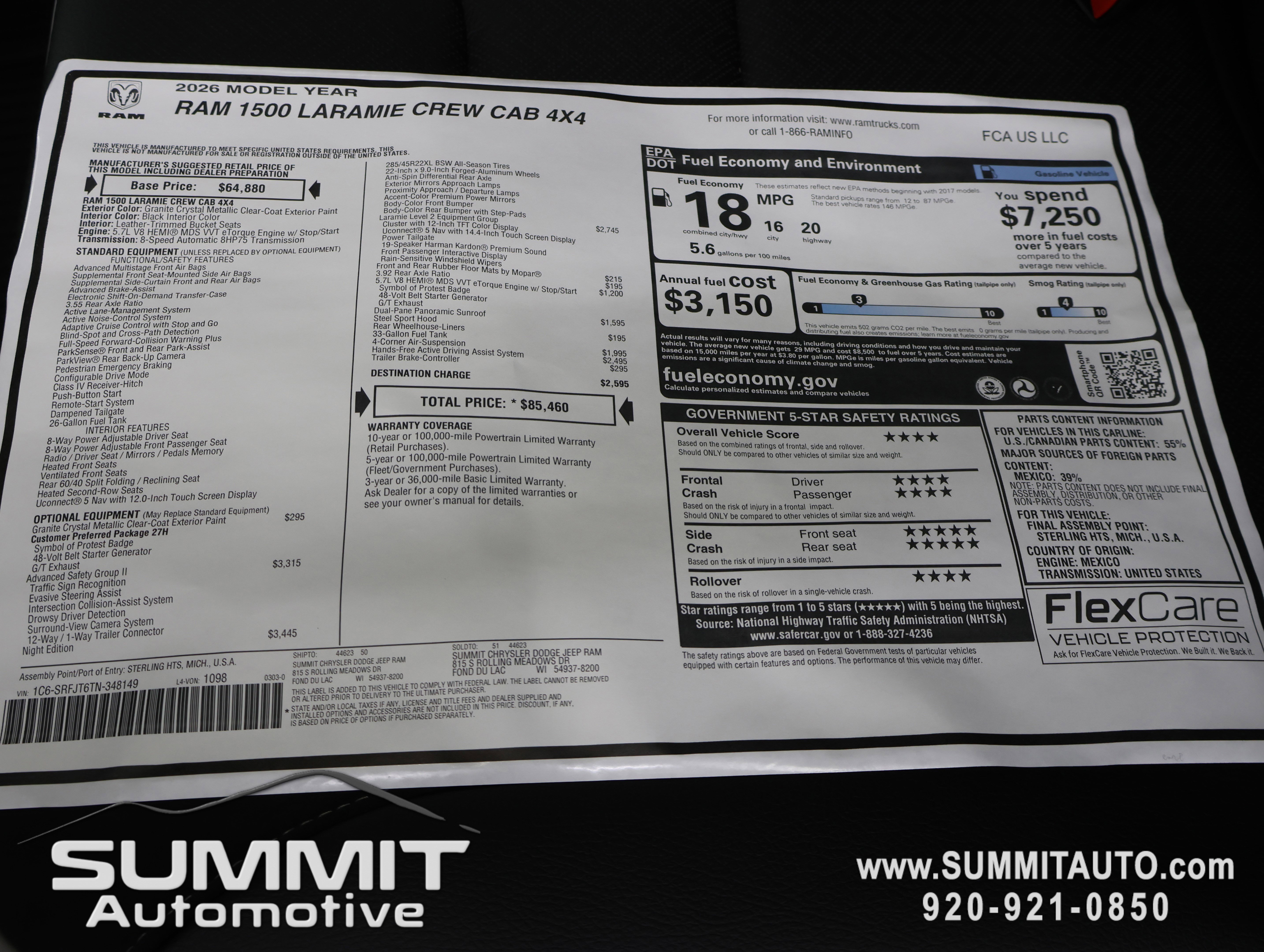 New 2026 RAM 1500 Laramie w/ Night Edition image 42