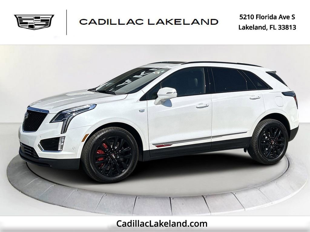 New 2025 Cadillac XT5 Sportv w/ LPO, Red Accent Package