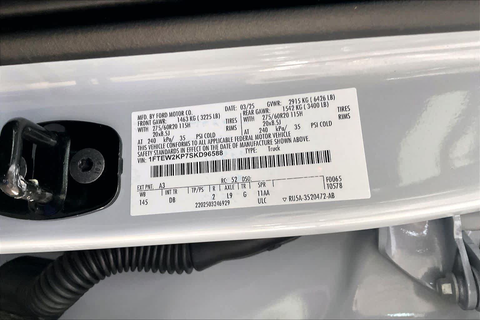 Used 2025 Ford F150 STX w/ Equipment Group 200A RWD image 34