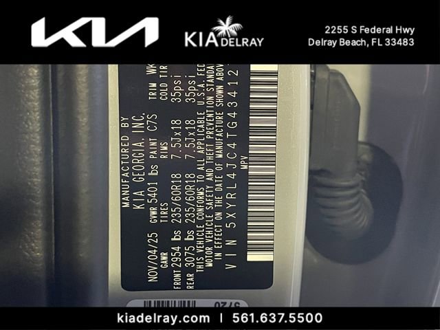 New 2026 Kia Sorento S w/ S Panoramic Sunroof Package FWD image 32