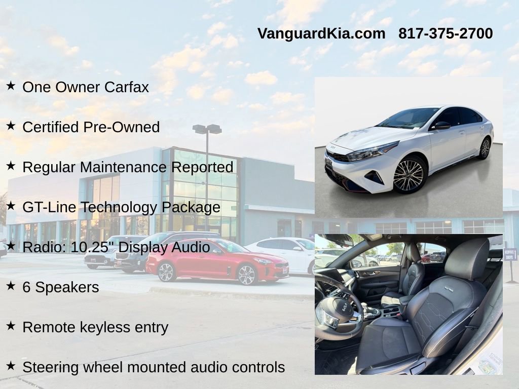 Certified 2023 Kia Forte GT-Line w/ GT-Line Technology Package image 6