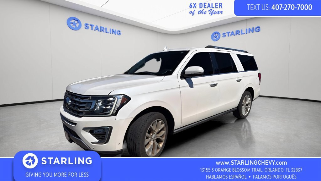 Used 2019 Ford Expedition Max Limited w/ Equipment Group 302A RWD image 1