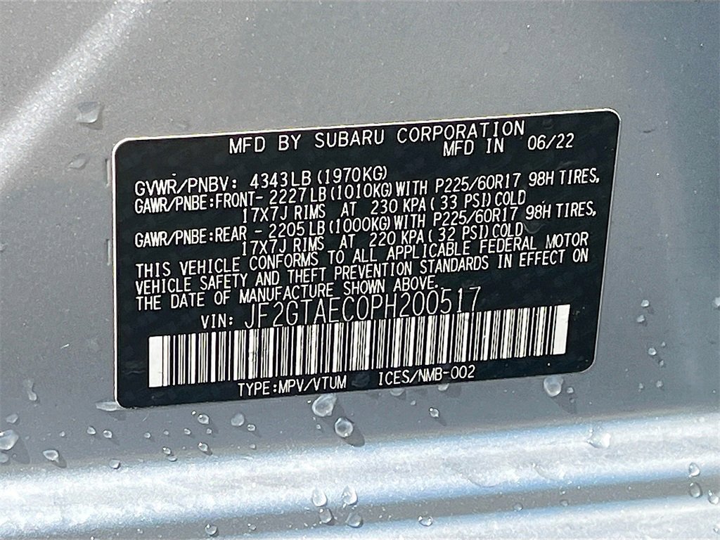 Used 2023 Subaru Crosstrek 2.0i Premium image 32