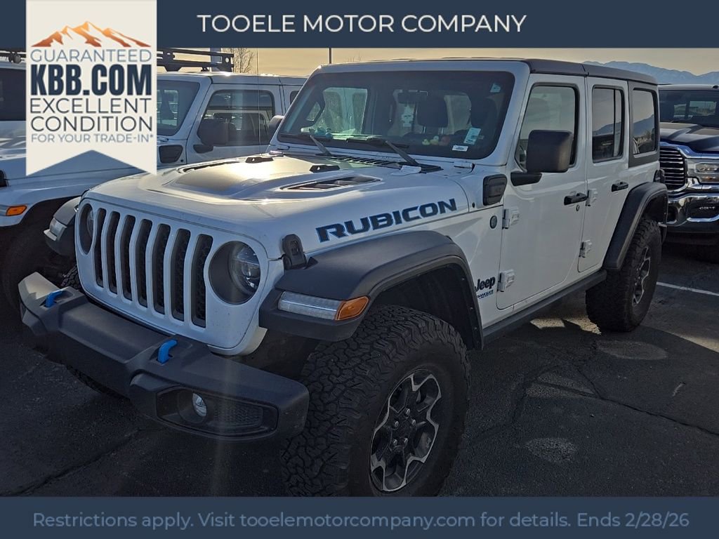 Used 2021 Jeep Wrangler Unlimited Rubicon 4xe w/ Cold Weather Group image 5