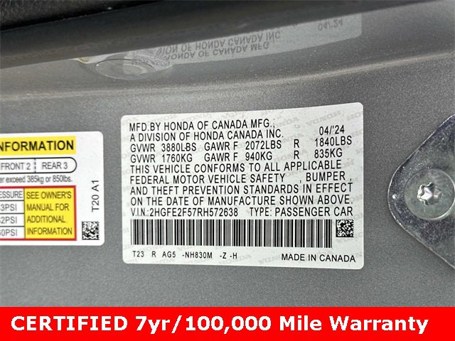 Used 2024 Honda Civic Sport image 30