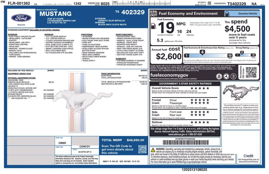 New 2026 Ford Mustang GT image 4