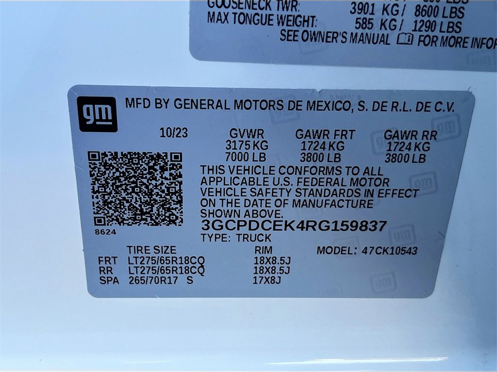 Used 2024 Chevrolet Silverado 1500 Custom Trail Boss image 33