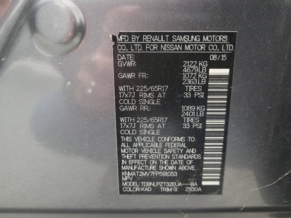 Used 2015 Nissan Rogue S AWD/4WD image 33