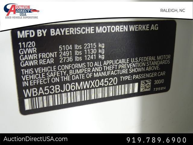 Used 2021 BMW 540i w/ Premium Package image 22