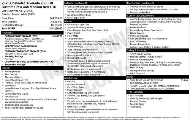 Used 2020 Chevrolet Silverado 2500 Custom w/ Custom Value Package image 21