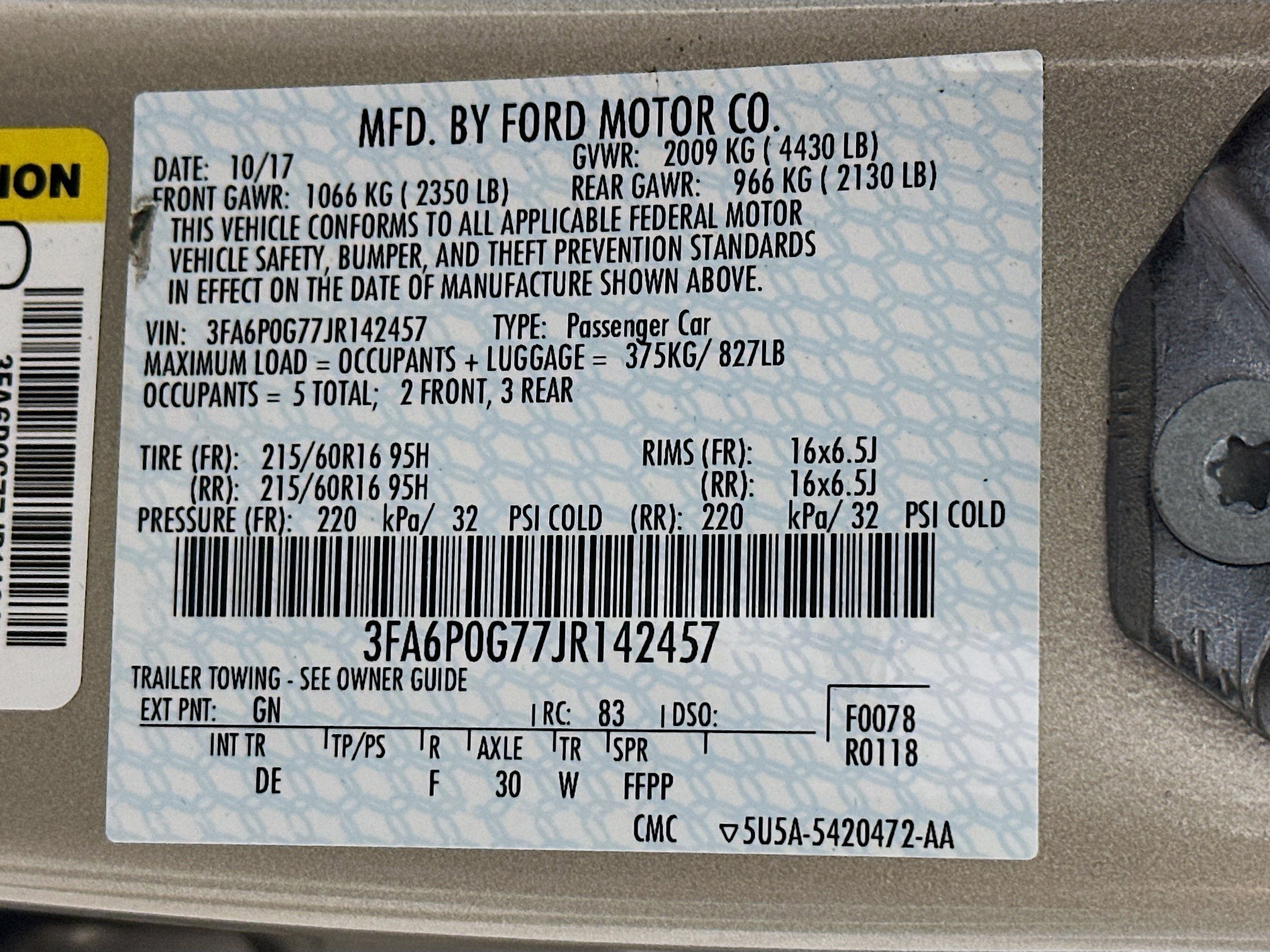 Used 2018 Ford Fusion S FWD image 12