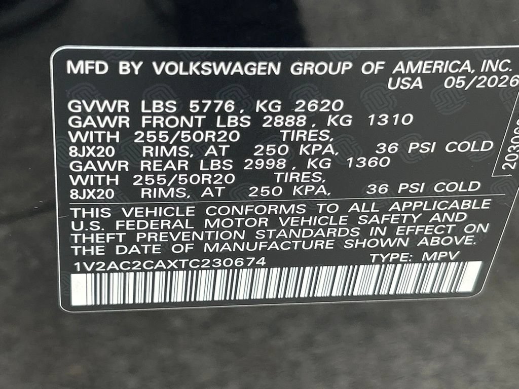 New 2026 Volkswagen Atlas Cross Sport SEL R-Line AWD/4WD image 68