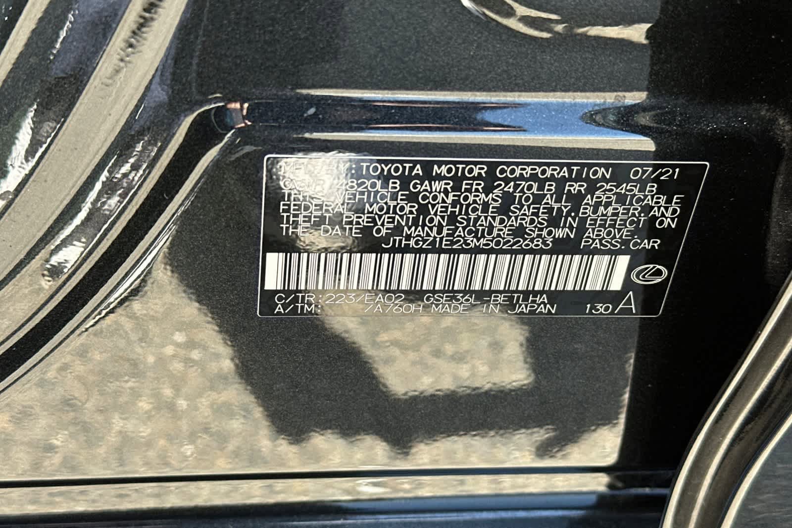 Certified 2021 Lexus IS 350 F Sport AWD/4WD image 34