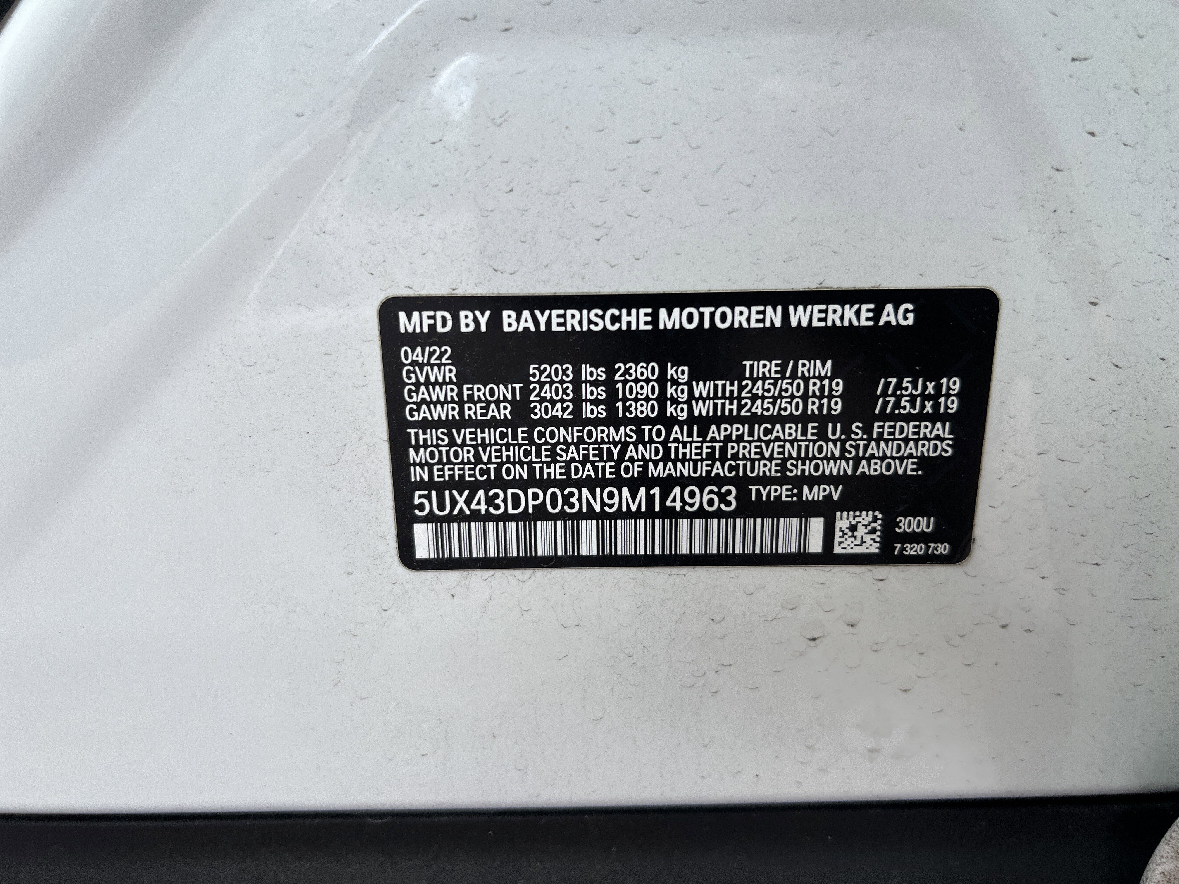 Used 2022 BMW X3 sDrive30i w/ Premium Package 2 RWD image 35