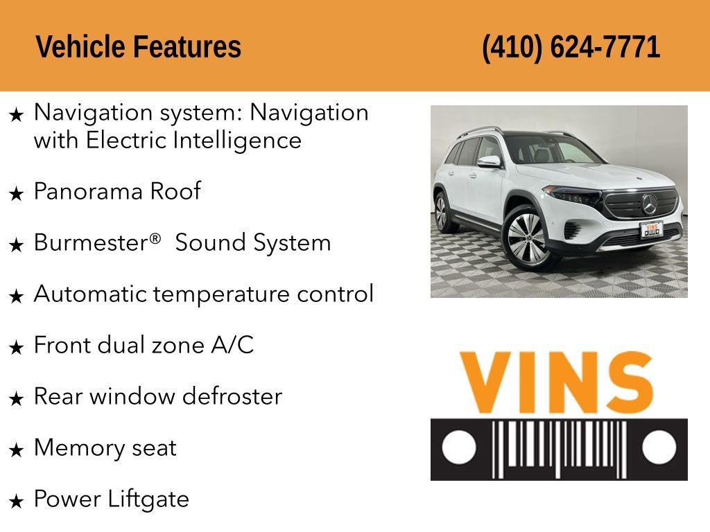 Used 2023 Mercedes-Benz EQB 300 300 w/ Exclusive Package image 5