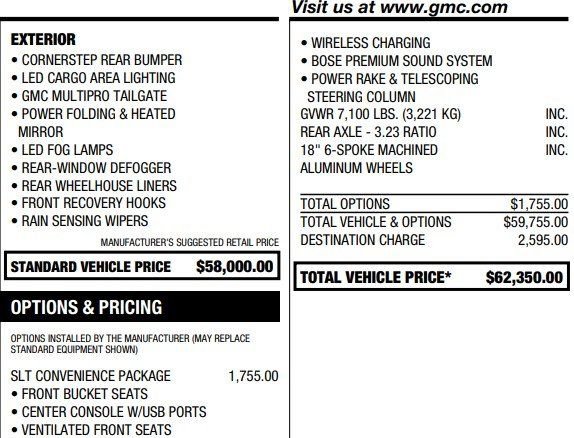 Used 2026 GMC Sierra 1500 SLT w/ SLT Convenience Package image 2