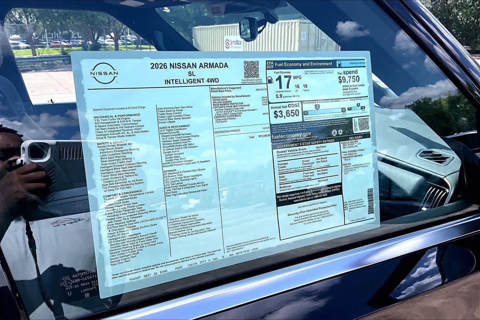 New 2026 Nissan Armada SL w/ Captain's Chari Seat Package AWD/4WD image 22