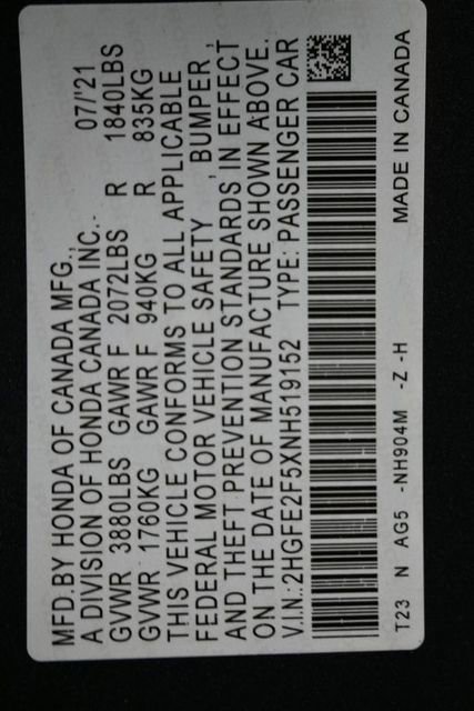 Used 2022 Honda Civic Sport image 4