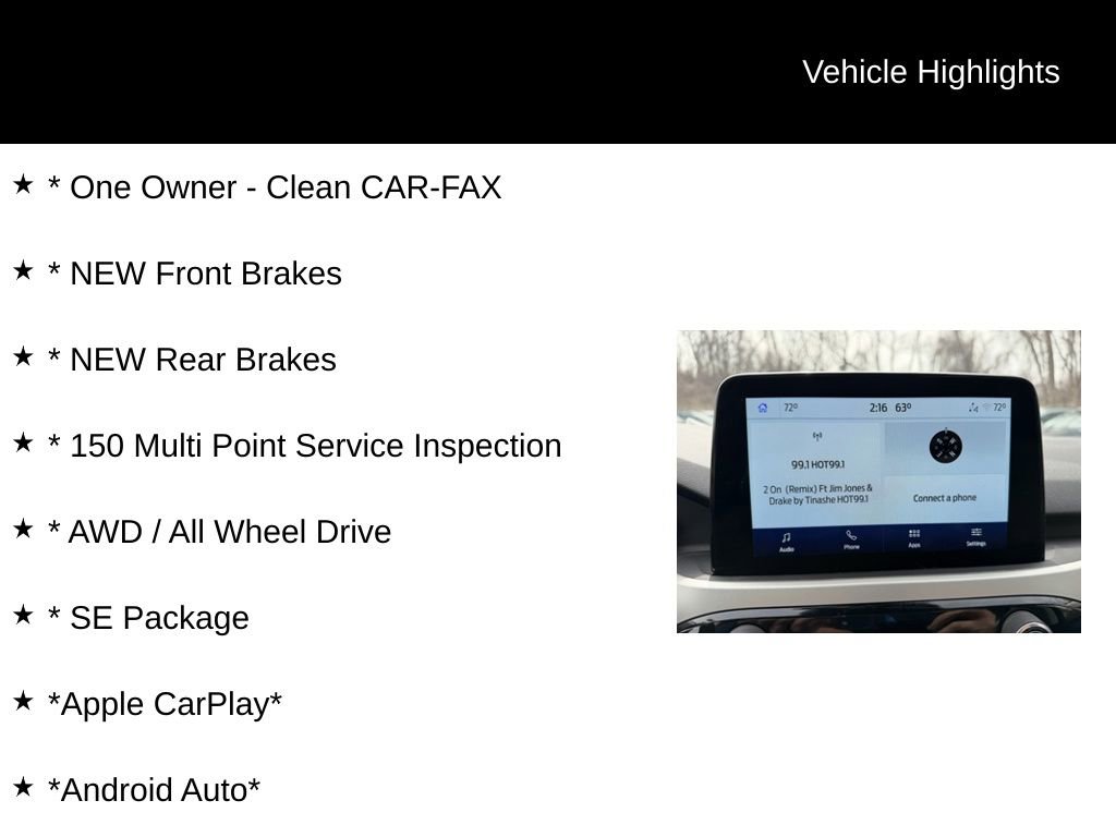 Used 2022 Ford Escape SE w/ Convenience Package AWD/4WD video 2