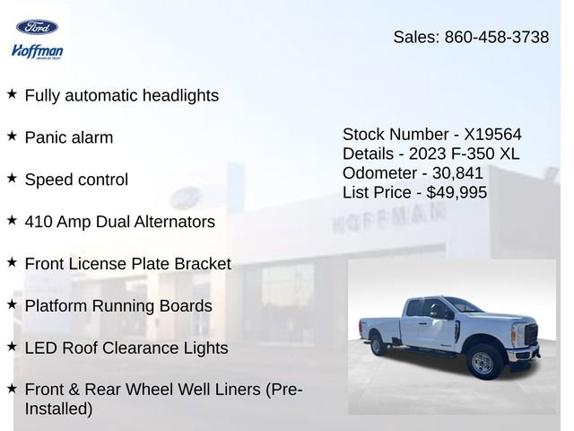 Certified 2023 Ford F350 XL w/ Snow Plow Prep Package image 25