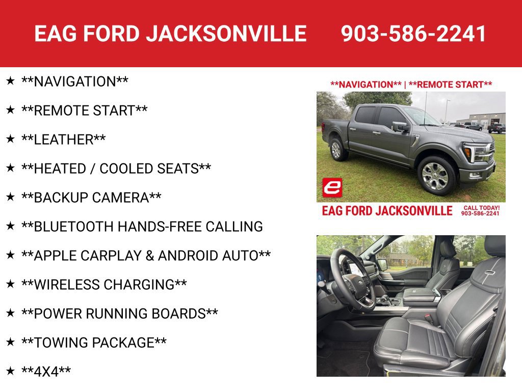 New 2026 Ford F150 Platinum w/ Equipment Group 701A Standard AWD/4WD image 4