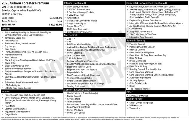 Used 2025 Subaru Forester Premium image 20
