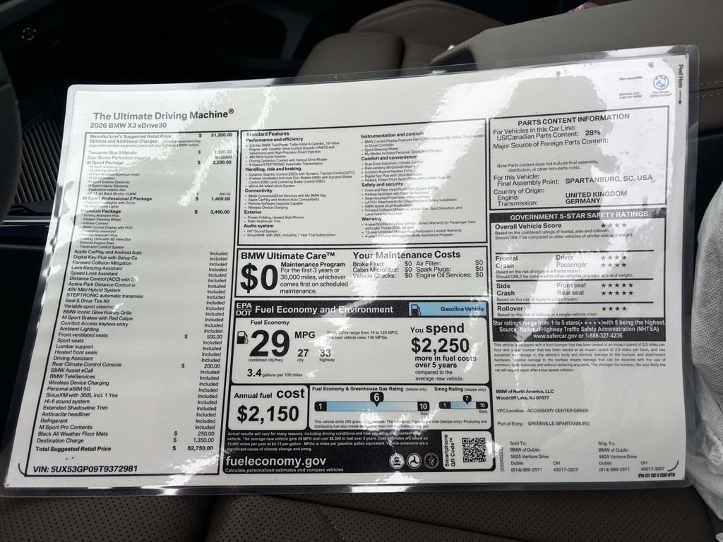 New 2026 BMW X3 xDrive30 image 21