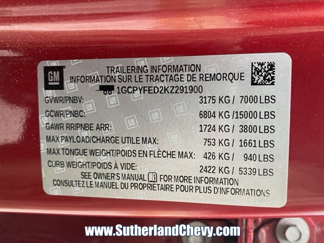 Used 2019 Chevrolet Silverado 1500 LT Trail Boss image 57