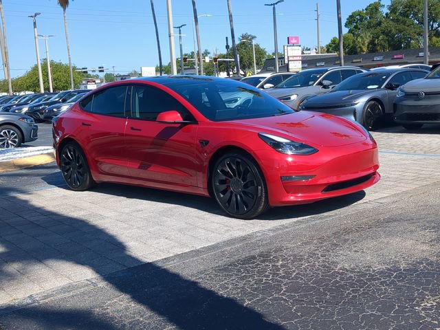 Used 2022 Tesla Model 3 Performance AWD/4WD image 2