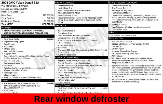 Used 2023 GMC Yukon Denali AWD/4WD image 26