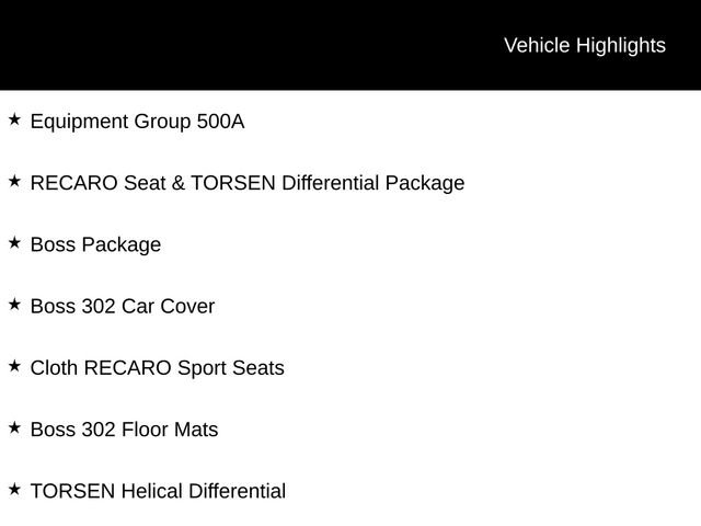 Used 2012 Ford Mustang Boss 302 w/ Boss 302 Accessory Pkg RWD image 5