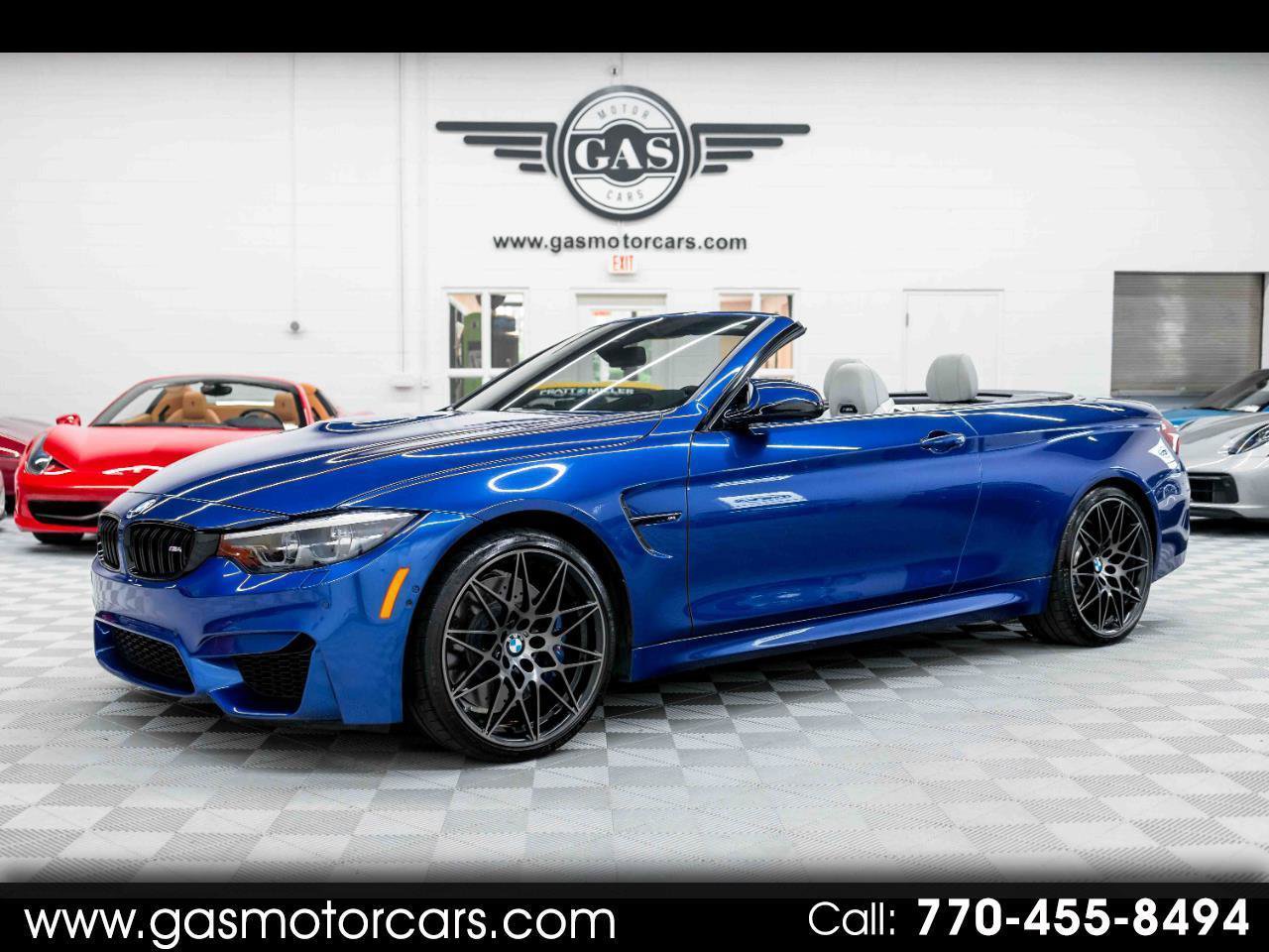 Used 2020 BMW M4 Convertible w/ Competition Package RWD image 1